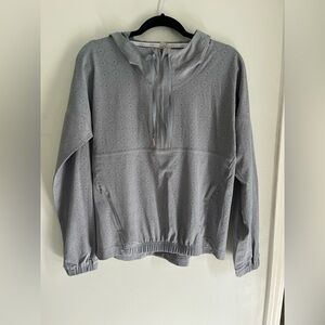 CALIA- Lightweight Gray Hooded Jacket